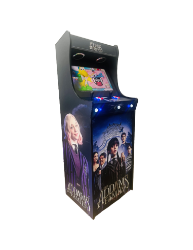 BIGARCADE FAMILY ADDAMS WENSDAY BORNES D´ARCADE RÉCRÉATIVES DES MILLIERS DE JEUX VIDÉO NOUVELLE OFFRE