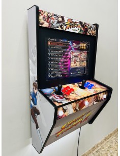 BIG WALL STREET FIGHTER MURALE ARCADEKAST VOOR 2 SPELERS... 2