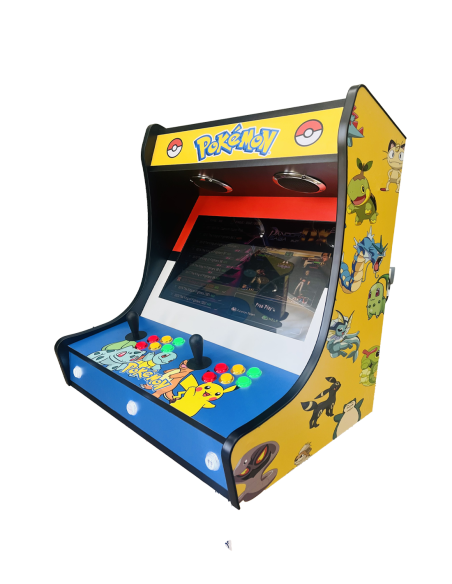 SUPER BARTOP ARCADE POKEMON GRAN TAMAÑO RECREATIVA SOBREMESA OFERTA RETRO