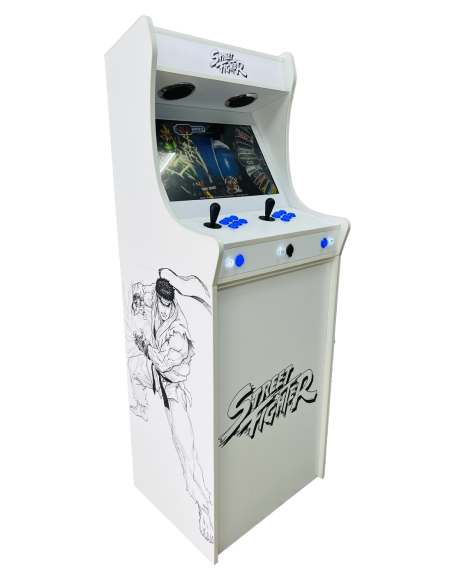 BIGARCADE STREET WHITE RECREATIEVE ARCADEKASTEN MET DUIZENDEN VIDEOSPELEN, NIEUWE AANBIEDING