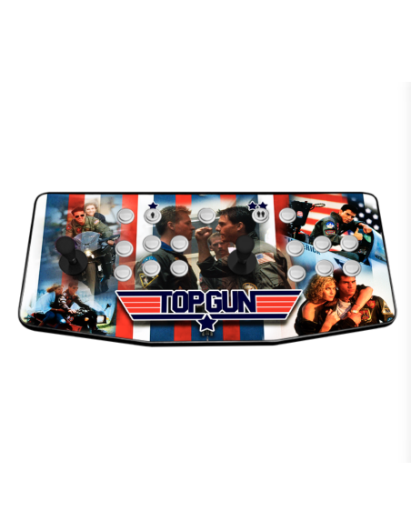 MANDO ARCADE HDMI RECREATIVA PORTATIL TOP GUN RASPBERRY 2 JUGADOES CONTROLLER GAMEPAD