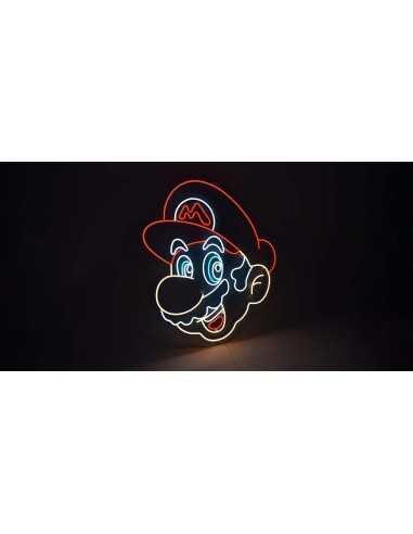 ENSEIGNE AU NÉON SUPER MARIO LUMINEUSE...