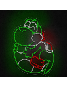 CARTELLO AL NEON YOSHI LUMINOSO DECORAZIONE NEON OFFERTA