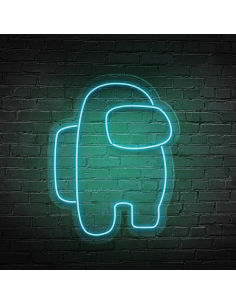 CARTELLO AL NEON AMONG US LUMINOSO DECORAZIONE NEON OFFERTA