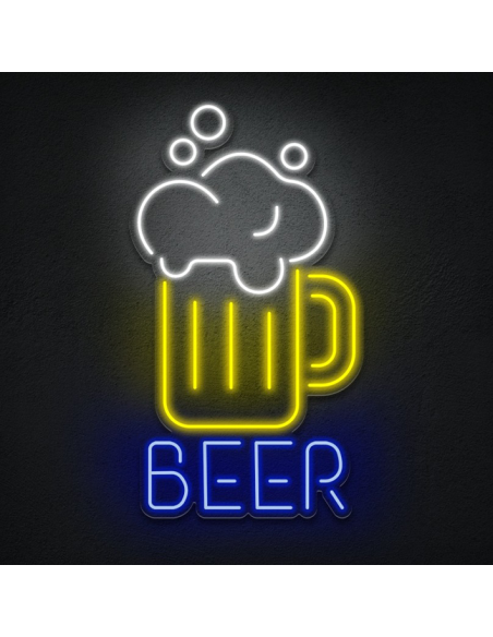ENSEIGNE AU NÉON BEER LUMINEUSE DÉCORATION NÉONS OFFRE