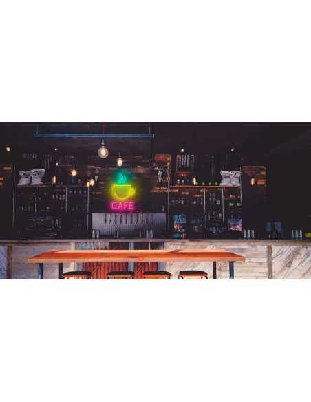 CARTAZ DE NÉON COFFEE LUMINOSO DECORAÇÃO NÉONS OFERTA