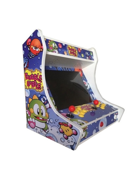 Meuble Arcade Bartop Bois Blanc Kit de Montage Récréatif