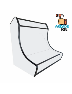 Móvel Arcade Bartop Madeira Branca Kit Montagem Recreativa