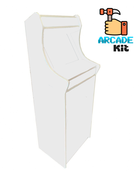 Compleet Arcade Lowboy WHITE Meubel Bartop en Pedestal Hout Montagekit voor Recreatieve Machine
