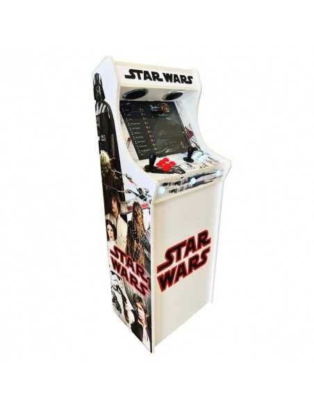 Móvel Arcade Lowboy WHITE Completo Bartop e Pedestal Madeira Kit Montagem Recreativa