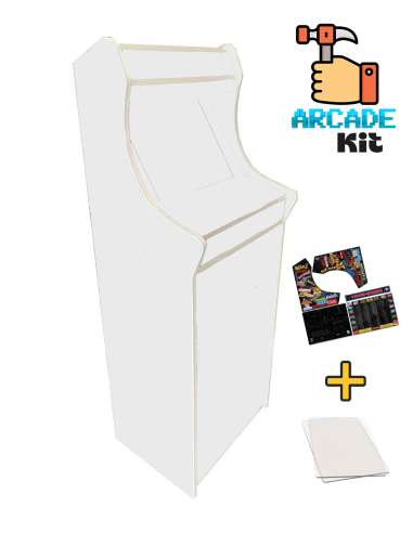 Móvel Arcade Lowboy BLANCO Completo KIT Bartop...