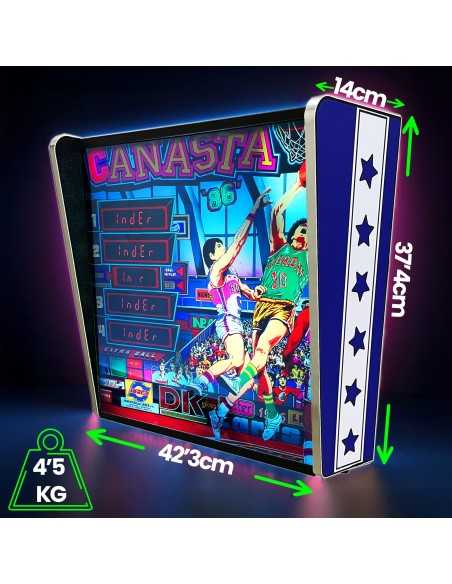 copy of Lámpara Backglass RGB Pincab Flipper Pinball Big Brave Decoración Gaming
