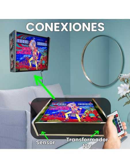 RGB Backglass Lamp Pincab Flipper Pinball pulp fiction Gaming Decoratie