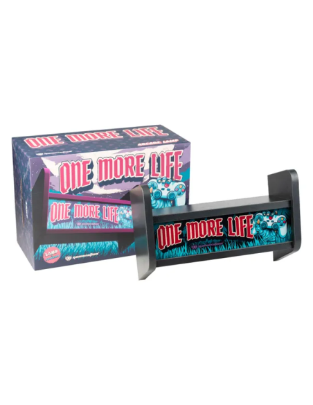 Scaffale arcade stile per videogiochi con illuminazione. decorazione gaming