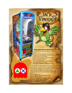 Jack Sparrow prize claw crane machine, fairground... 2