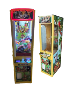 Machine à grue à crochet avec prix jungle, attractions de...