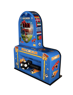 Máquina recreativa de chute de futebol Kicker, atrações...