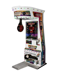 Double hit arcade machine punch and kick fairground...