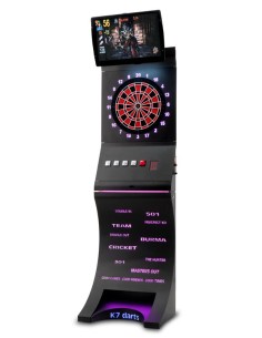 K7 BLACK dartboard with stand and coin acceptor, high-end...