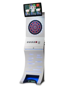 Bersaglio K7 SILVER con supporto e gettoniera di alta...