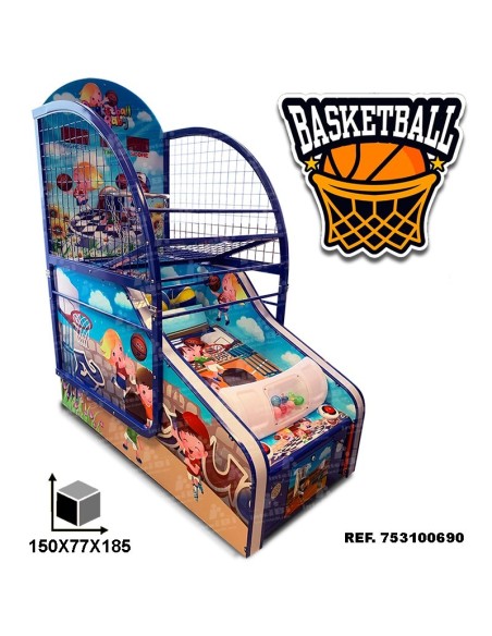 Máquina recreativa de cesto kids, atração de feira, recreativos nova. Oferta.