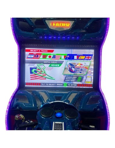 GP LEADER motorcycle simulator arcade machine,...