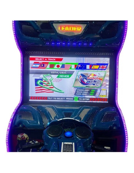 GP LEADER motorcycle simulator arcade machine, fairground and amusement arcade attraction, brand new. Offer