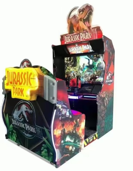 JURASSIC WORLD guns simulator arcade machine, fairground and amusement arcade attraction, brand new. Offer