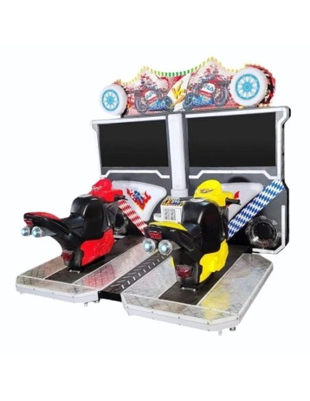 Máquina recreativa simulador de moto SUPERBIKE 2, atrações de feira e recreativos, nova. Oferta