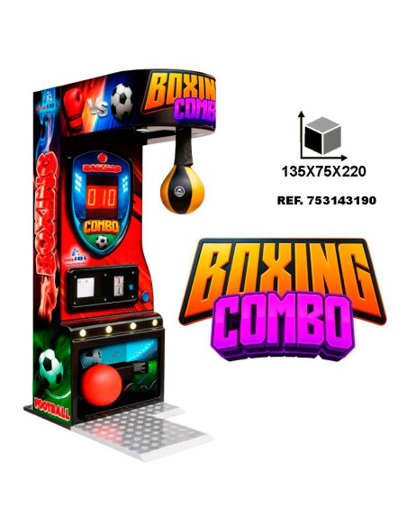 copy of Boxing punch machine COMBO BALL, fairground attractions, toys. Offer