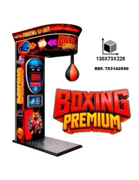 Máquina de boxe PREMIUM boxing de soco, atrações de feira, brinquedos. Oferta