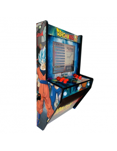 MÁQUINA ARCADE DE PAREDE DRAGON BALL PARA 2 JOGADORES RECREATIVAS NOVAS