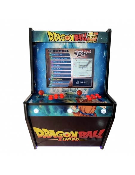 CABINATO ARCADE DA PARETE DRAGON BALL Z PER 2 GIOCATORI RICREATIVE NUOVE