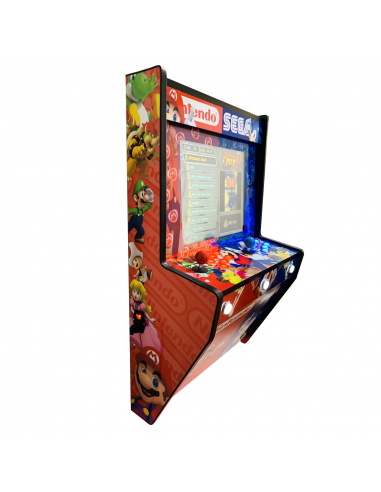 MÁQUINA ARCADE DE PAREDE MARIO SONIC PARA 2 JOGADORES RECREATIVAS NOVAS