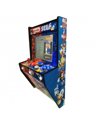 MAQUINA ARCADE PARA PARED DISEÑO MARIO Y SONIC...