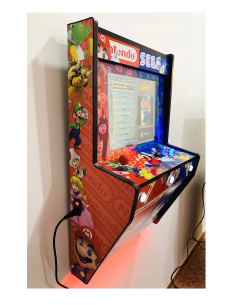 MÁQUINA ARCADE DE PAREDE MARIO SONIC PARA 2 JOGADORES... 2