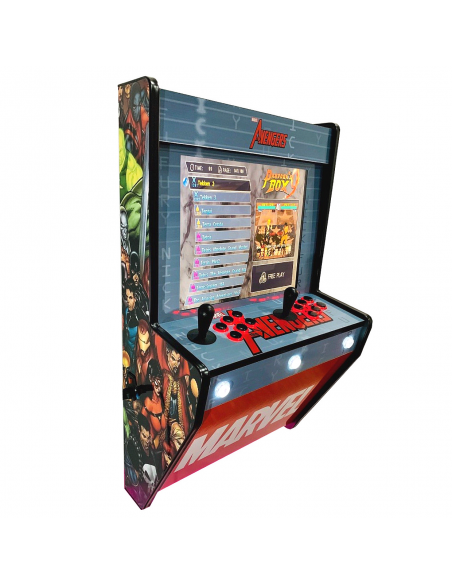 MAQUINA ARCADE PARA PARED DISEÑO MARVEL VENGADORES 2 JUGADORES NINTENDO SEGA
