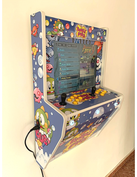 BORNES D´ARCADE MURALE PUZZLE BUBBLE POUR 2 JOUEURS RÉCRÉATIVES NEUVES