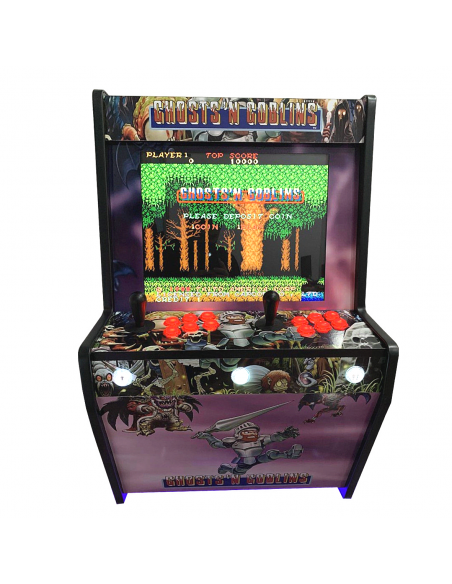 MAQUINA ARCADE PARA PARED DISEÑO GHOST AND GOBLINS 2 JUGADORES
