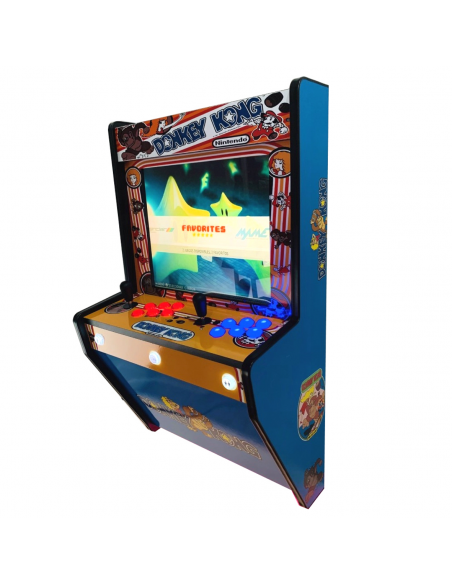 MAQUINA ARCADE PARA PARED DISEÑO DONKEY KONG 2 JUGADORES