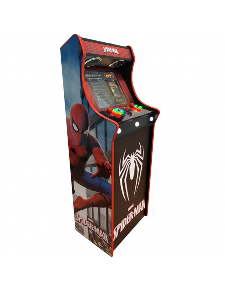 LOWBOY SPIDERMAN MARVEL RECREATIVAS MAQUINAS ARCADE VIDEOJUEGOS FUTBOL OFERTA GAMERS