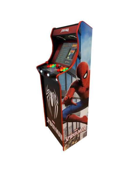 LOWBOY SPIDERMAN MARVEL RECREATIVAS MAQUINAS ARCADE VIDEOJUEGOS FUTBOL OFERTA GAMERS