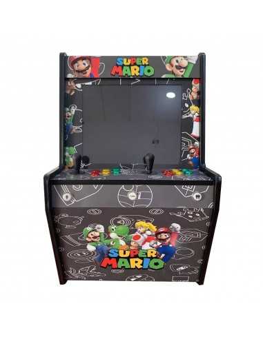 BORNES D´ARCADE MURALE SUPER MARIO GRIS POUR 2...