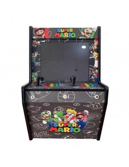 BORNES D´ARCADE MURALE SUPER MARIO GRIS POUR 2 JOUEURS RÉCRÉATIVES NEUVES